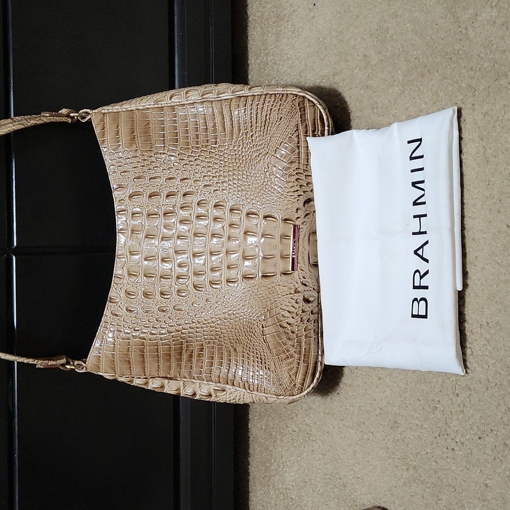 Brahmin Noelle Travertine Melbourne Handbag